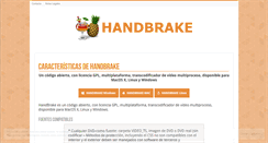 Desktop Screenshot of handbrake.es